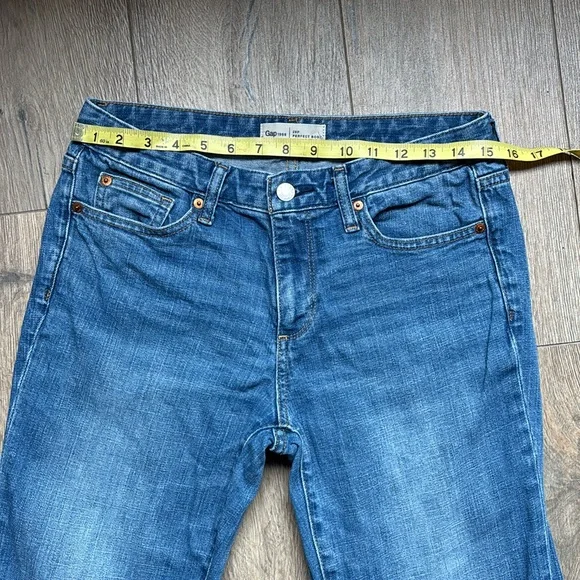 GAP Perfect Boot Denim Jean 28P Petite - Picture 6 of 12